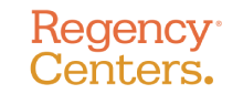 Orange and yellow Regency Centers logo